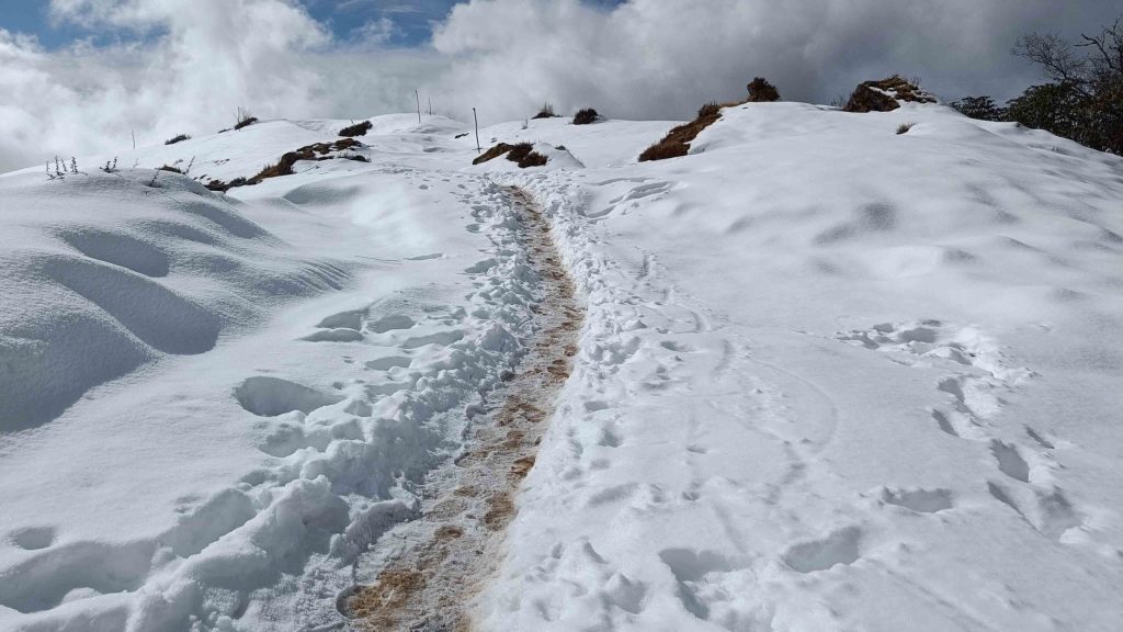 Trail Toward High Camp From Badal Dada January 2022 Scaled 1