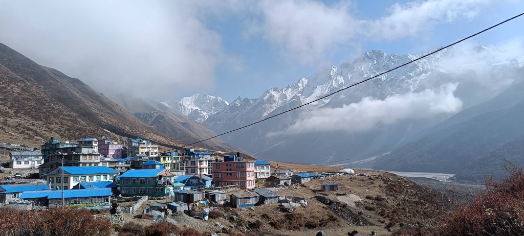 View of Kanjin Gompa Scaled